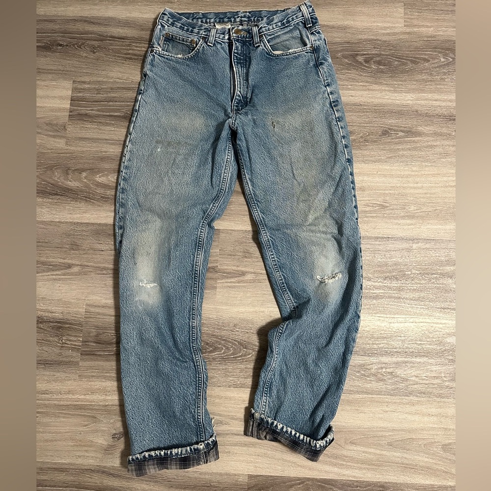 Carhartt Flannel Lined Jeans